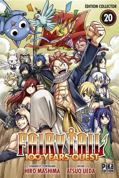Couverture de Fairy Tail - 100 Years Quest T20 - Édition collector - Atsuo Ueda par Hiro Mashima