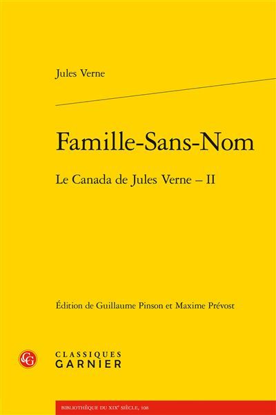 Famille-Sans-Nom Le Canada de Jules Verne - II
