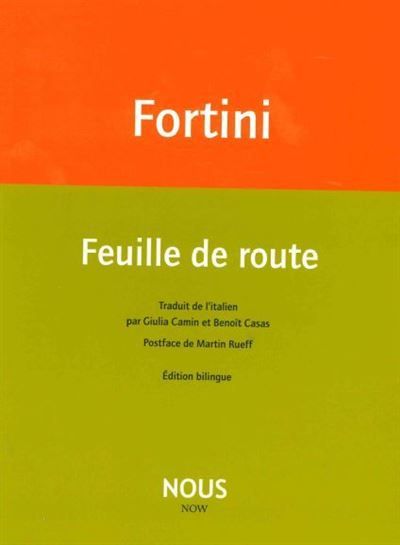 Feuille de route Edition bilingue français-italien