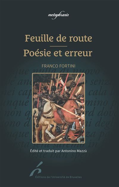 Feuille de route / Poésie et erreur