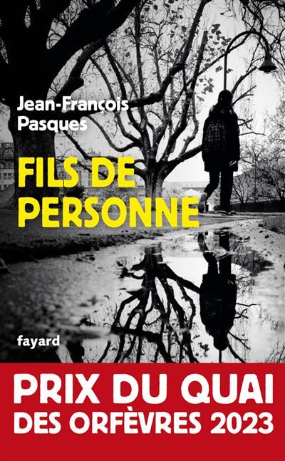 Fils de personne Prix du Quai des Orfèvres 2023