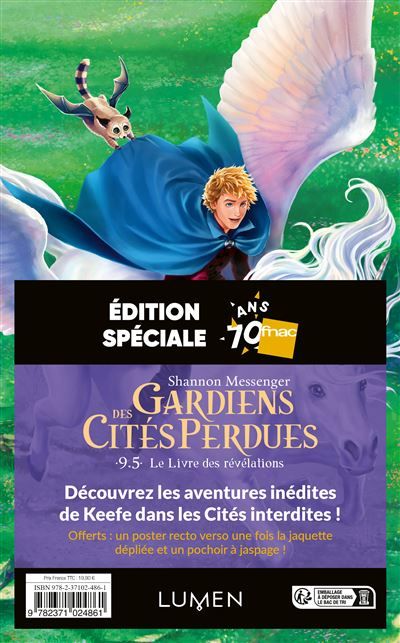 Gardiens des cités perdues, 9.5 Edition spéciale Fnac 70 ans, inclus 1 poster recto-verso, une fois la jaquette dépliée, et 1 pochoir à jaspage