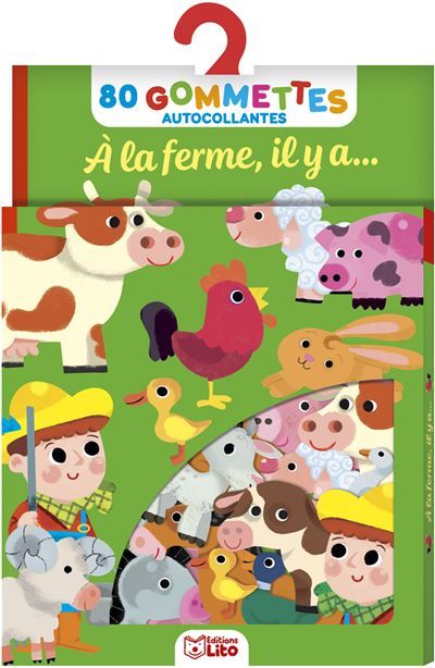 Gommette poules vaches cochons -