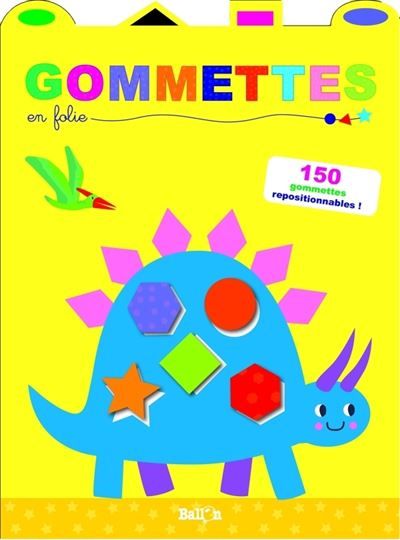 Gommettes en folie - Dinosaure