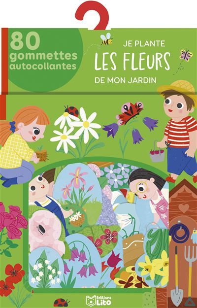 Gommettes je plante les fleurs -