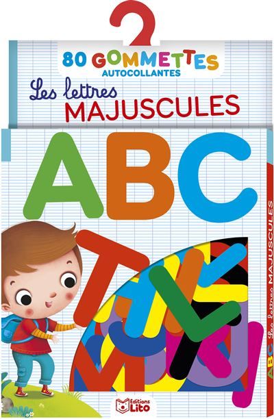 Gommettes lettres majuscules -