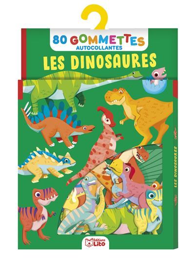 Gommettes lito les dinosaures -