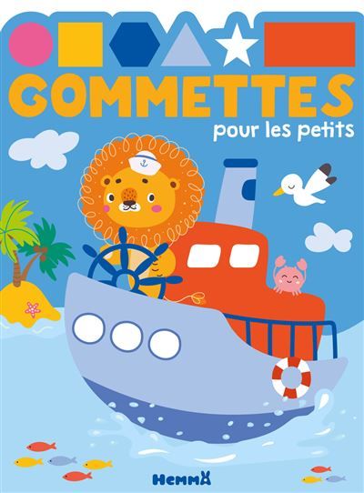 Gommettes pour les petits (Lion bateau)