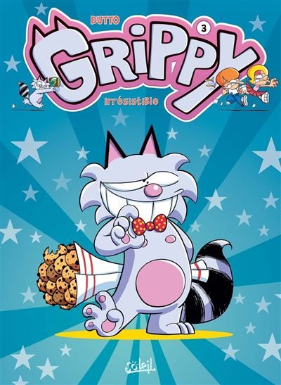 Couverture de Grippy T03 - Irrésistible par Olivier Dutto