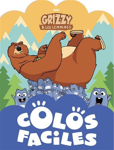 Grizzy et les lemmings - Colos faciles Livre de coloriages