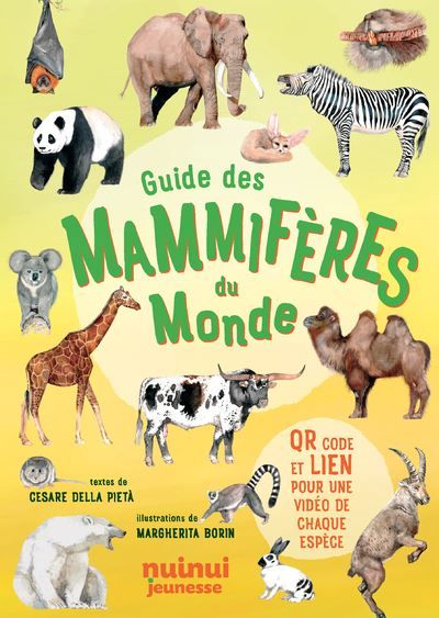 Guide des mammifères du monde qr code et lien video