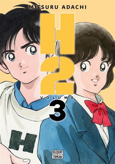 Couverture de H2 Édition double T03 par Mitsuru Adachi