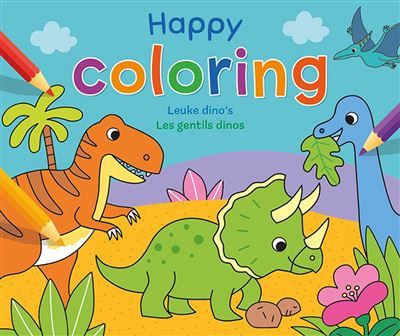 Happy coloring - Les gentils dinos