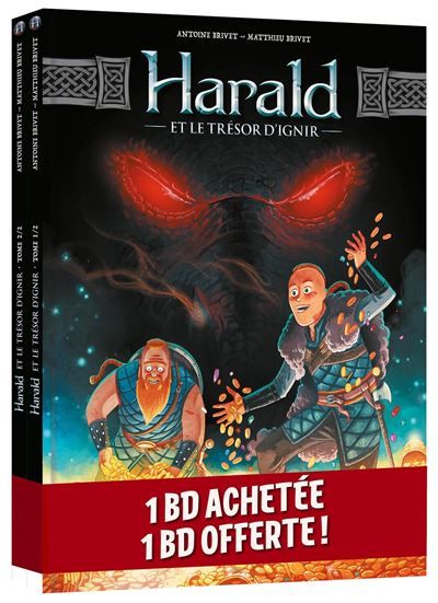 Couverture de Harald et le trésor d'Ignir - Pack promo tomes 01 et 02 2 Volumes par Matthieu Brivet