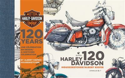 Harley-Davidson 120 - Une célébration en dessin Edition bilingue français-anglais