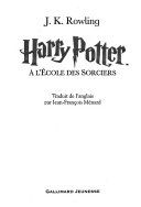Harry Potter à l'école des sorciers