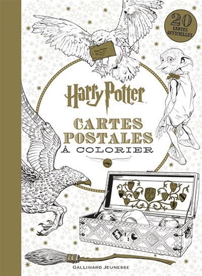 Harry Potter - Harry Potter - Cartes postales à colorier 20 cartes officielles
