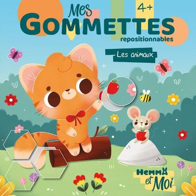 Hemma et Moi - Mes gommettes - Les animaux - repositionnables -  Ahorine