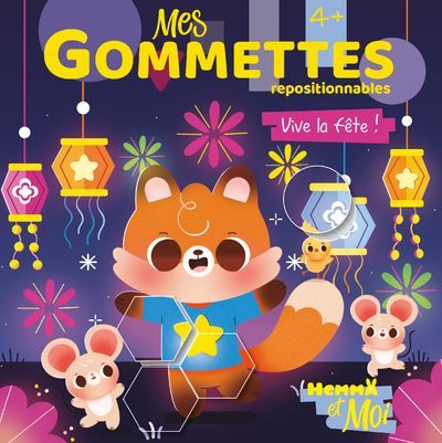 Hemma et Moi - Mes gommettes - Vive la fête ! -  Ahorine