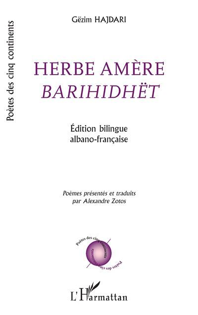 Herbe amère Barihidhët Édition bilingue albano-française