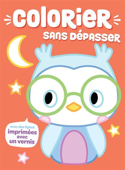Hibou - Colorier sans dépasser