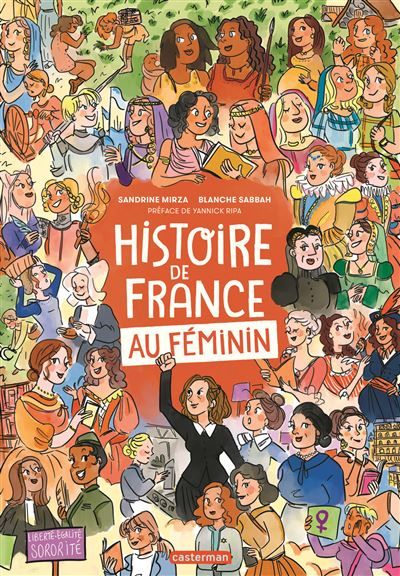 Couverture de Histoire de France au féminin par Sandrine Mirza