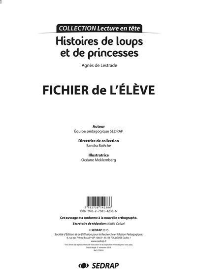 Histoires de loups et...- le fichier Fichier