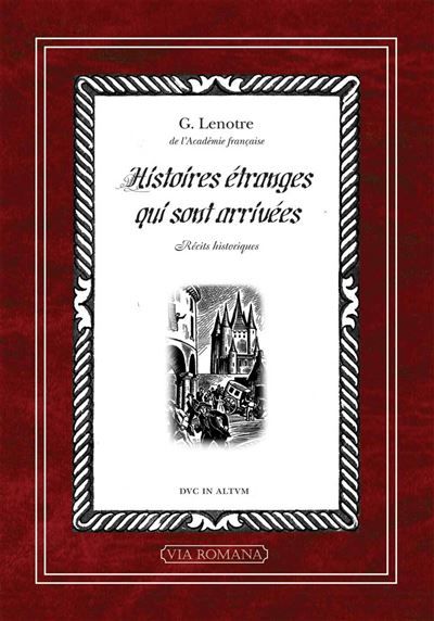 Histoires étranges qui sont arrivées