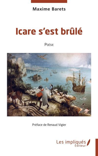 Icare s'est brulé Poésie - Renaud Vigier