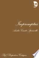 Couverture de Impromptus par André Comte-Sponville