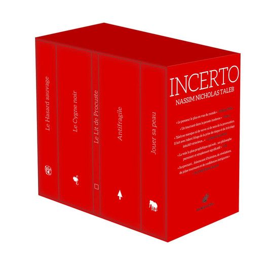 Couverture de Incerto Le Hasard Sauvage / Le Cygne Noir Suivi de Force Et Fragilite / Le Lit de Procuste / Antifragile…