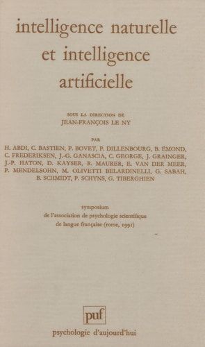 Intelligence naturelle, intelligence artificielle