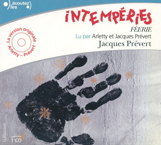 Couverture de Intempéries féerie par Jacques Prévert