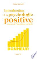 Introduction à la psychologie positive