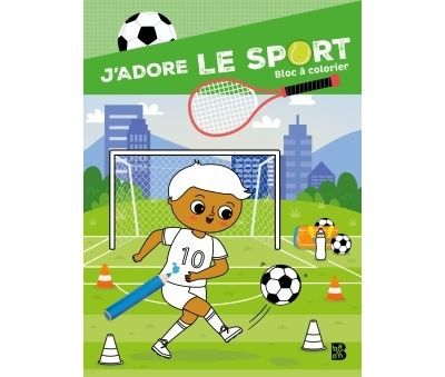 J'adore le sport - Bloc à colorier