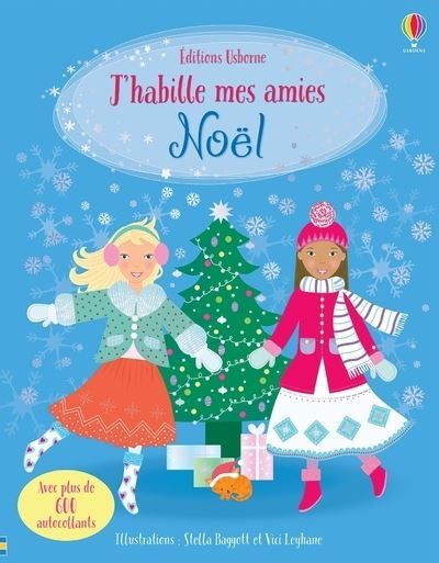 J'habille mes amies - Noël - Dès 5 ans Autocollants Usborne