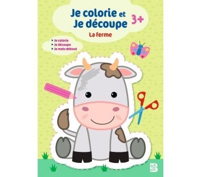 Couverture de Je colorie et je découpe - La ferme par Collectif, Collectif,