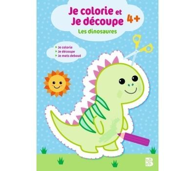 Je colorie et je découpe - Les dinosaures