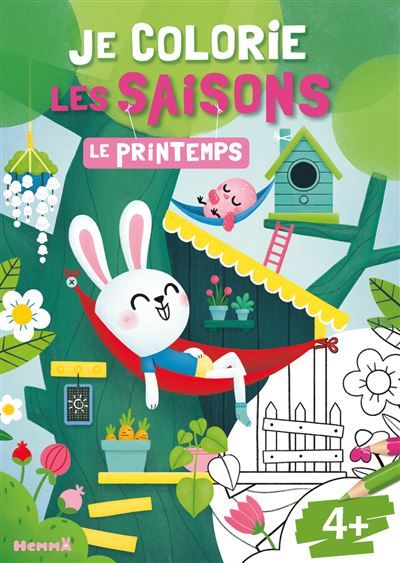 Je colorie les saisons - Le printemps -  Madame Barbe