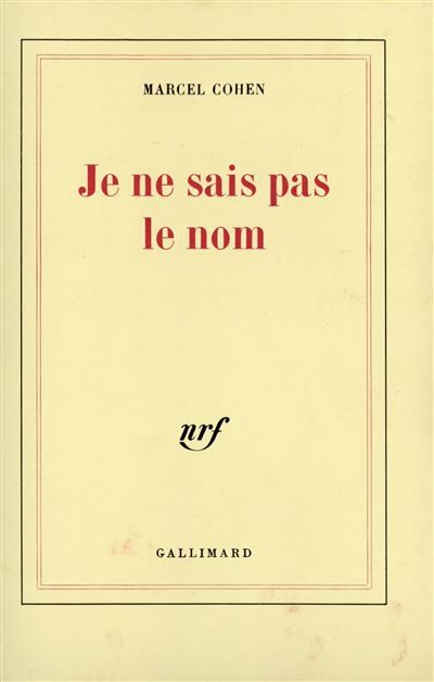 Je ne sais pas le nom