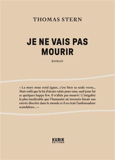 Je ne vais pas mourir