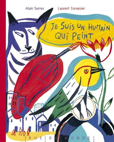 JE SUIS UN HUMAIN QUI PEINT carnet et crayon offert Livre avec 1 carnet et 1 crayon
