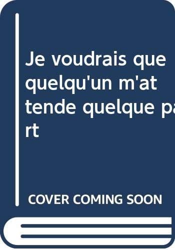 Je voudrais que quelqu'un m'attende quelque part