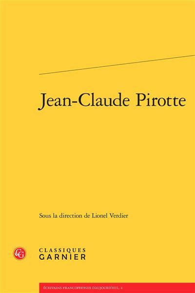Jean-Claude Pirotte - Gilles Bonnet