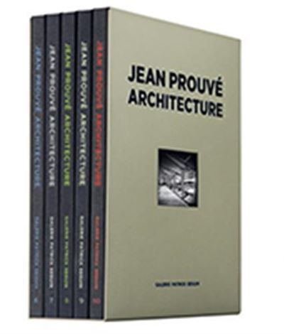 Jean Prouvé, architecture Coffret 5 volumes, Edition bilingue français-anglais