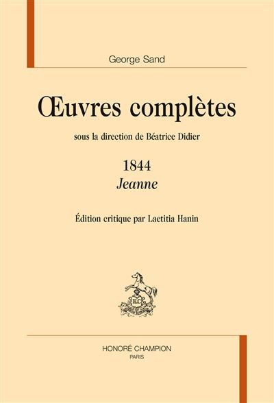 Jeanne - 1844 1844, Jeanne