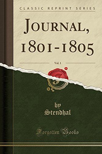 Journal, 1801-1805, Vol. 1 (Classic Reprint)