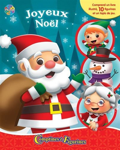 Joyeux Noël Coffret avec 12 figurines et 1 tapis de jeu