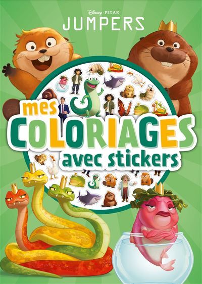 JUMPERS - Mes Coloriages avec stickers - Disney Pixar