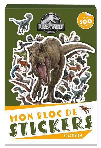 Jurassic World - Mon bloc de stickers et activités